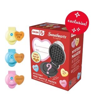 Dash x Sweethearts® Mystery Mini Waffle Maker NIB❤️❤️
